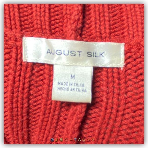 Cable Knit Open Cardigan Vest Sweater EUC - Size M - Picture 5 of 5